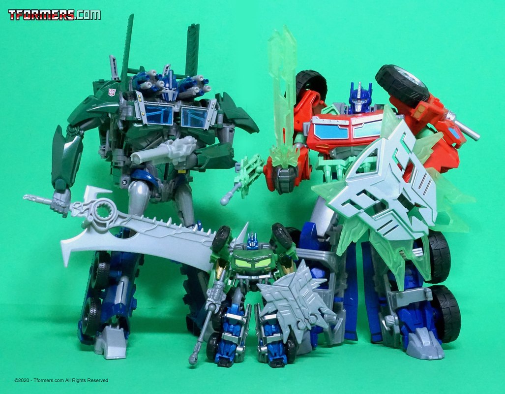 Shops Transformers Prime Optimus Prime Green